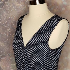 Michael Kors EUC Navy Faux Wrap Dress Size S/P